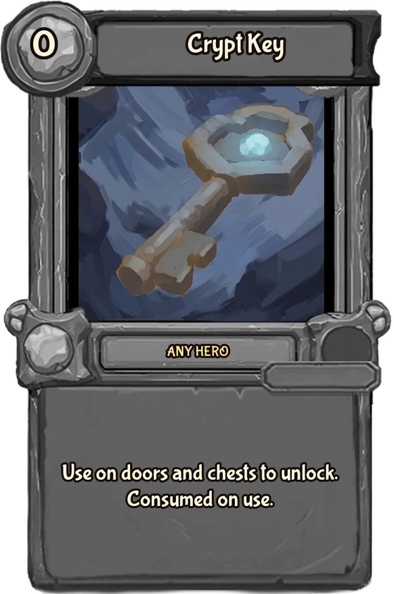 The Crypt Key card