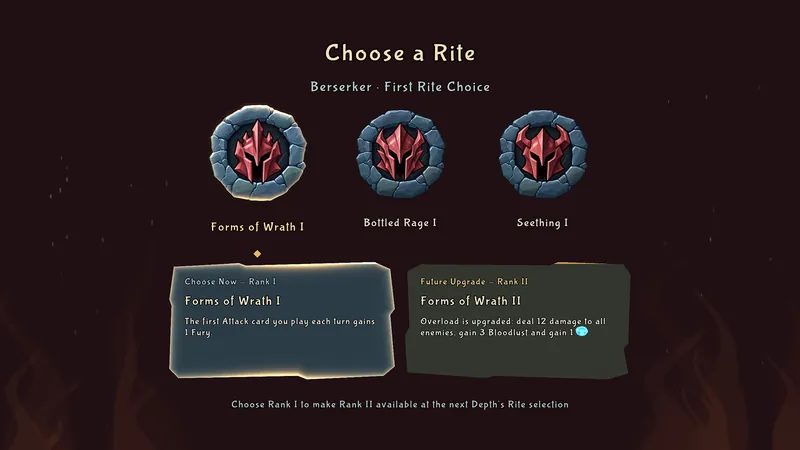 Choosing a Depth Rite for the Berserker
