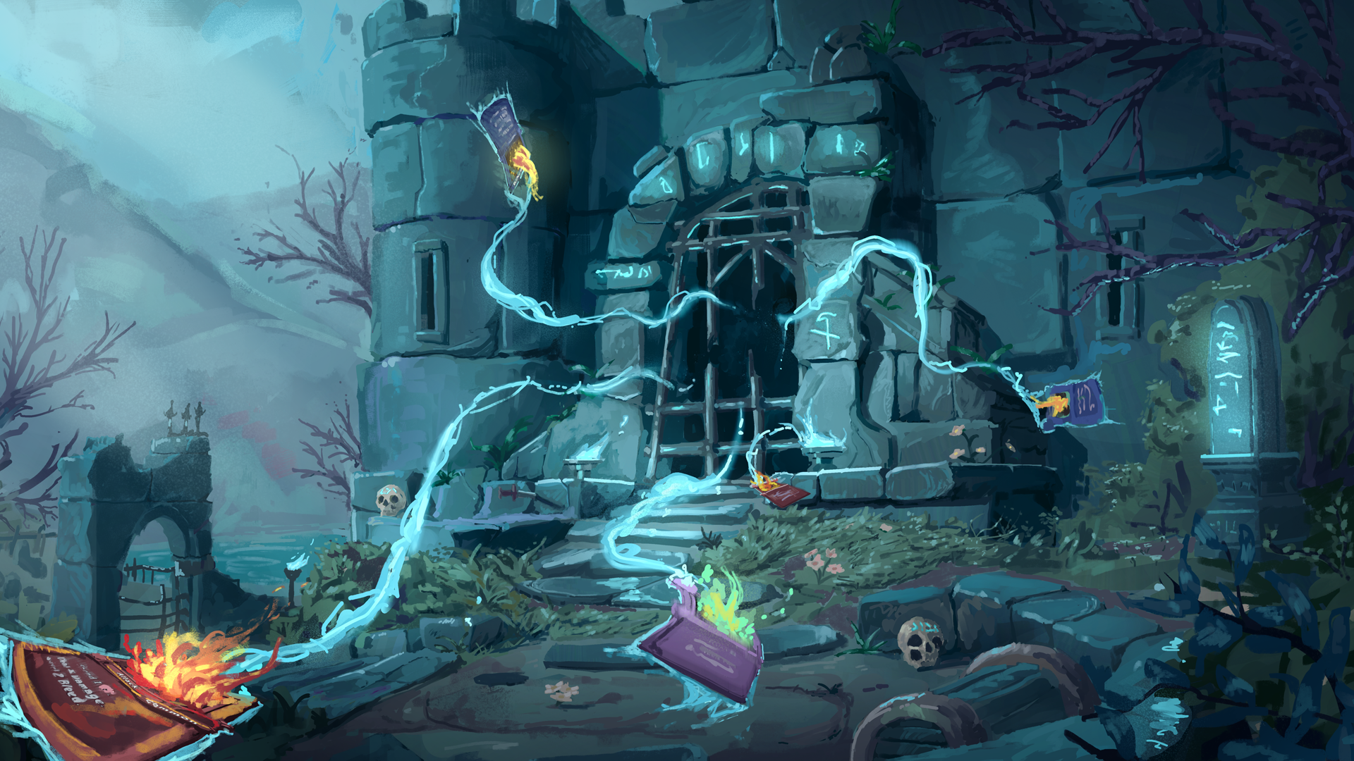 Into the Crypt key art